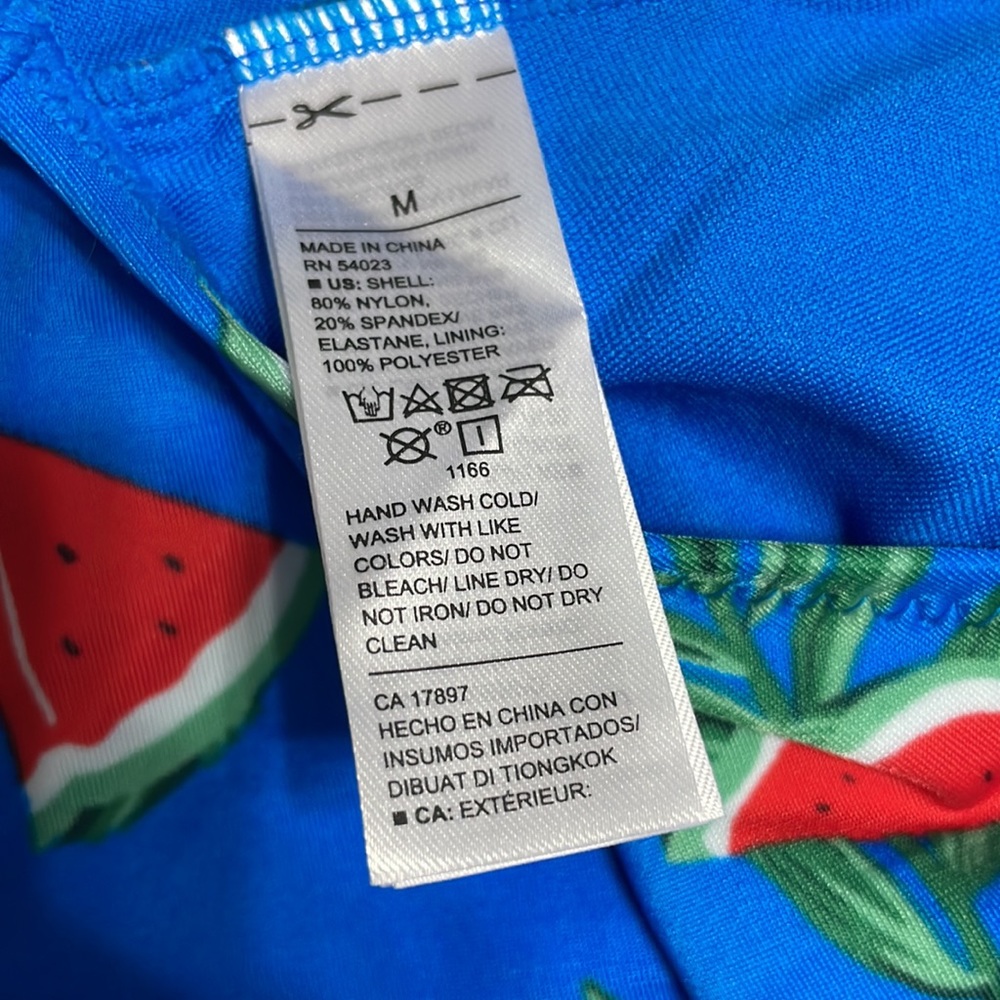 NWT Old Navy Watermelon Print One Piece Swimsuit - Picture 6 of 7